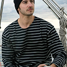 Мужская рубашка Бретон/сине-серый меланж / Размер одежды: 60