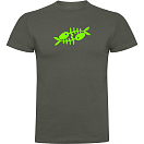 Купить Kruskis CA65500138K028 Футболка с коротким рукавом Fishbones Зеленый Dark Army Green S 7ft.ru в интернет магазине Семь Футов