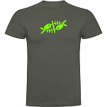 Kruskis CA65500138K028 Футболка с коротким рукавом Fishbones Зеленый Dark Army Green S