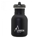 Купить Laken BSF35NE Нержавеющая сталь Basic Flow бутылка 350ml Бесцветный Black 7ft.ru в интернет магазине Семь Футов