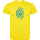 Купить Kruskis CA65500303S199 Футболка с коротким рукавом Angler Fingerprint Желтый Yellow L 7ft.ru в интернет магазине Семь Футов