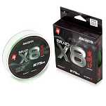 Akami 055412 Yoake X8 275 M Плетеная леска Зеленый Green 0.120 mm 