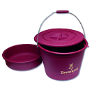 Купить Browning 8514010 Bucket With Lid&Bowl 30L Фиолетовый  Red 7ft.ru в интернет магазине Семь Футов