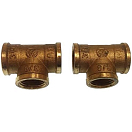 Купить Goldenship GS30187 Латунь Женский T Соединитель труб Золотистый Brass 2 1/2´´  7ft.ru в интернет магазине Семь Футов