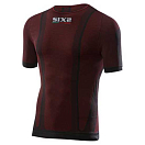 Купить Sixs U00TS12XDRFI Базовый слой с коротким рукавом TS1 Красный Dark Red 2XL 7ft.ru в интернет магазине Семь Футов