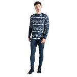 Dare2B DMU398-F2M-XL Набор базовых слоев Exchange III Moonlight Denim Fairisle Print XL
