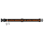 Alpha industries 118922-241-M Dog-Tag Воротник Черный  Black / Orange M