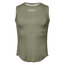 Купить Santini BM002GLLLIEVE-VM-XS Безрукавная базовая футболка Lieve Зеленый Military Green XS 7ft.ru в интернет магазине Семь Футов
