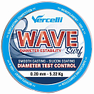 Купить Vercelli LVSF100014 Wave Surf 1000 M Линия Красный  Red 0.140 mm  7ft.ru в интернет магазине Семь Футов