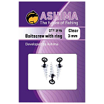 Ashima fishing ASPOPSC25 3 mm Шурупы для бойлов 25 единицы Clear