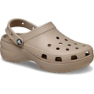 Купить Crocs 206750-214.-w9 Деревянные башмаки Classic Platform Taupe 35x25x15 EU 39 7ft.ru в интернет магазине Семь Футов
