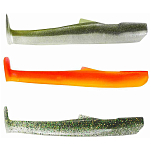 Fiiish MD1458 Mud Digger Мягкое тело приманки 65 Mm 1.4g 4 единицы измерения Многоцветный Khaki