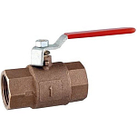 Maestrini GS30694 Бронзовый полнопроходной шаровой кран Золотистый 1-1/4´´ 