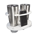 Купить Taco metals 236-P012020W Двойной держатель для напитков White 7ft.ru в интернет магазине Семь Футов