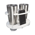 Taco metals 236-P012020W Двойной держатель для напитков White