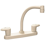Dometic 800-PF221101 Catalina Hi-Arc 2 ручка Кухня Воды Кран Золотистый Biscuit