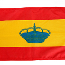 Флаг Испании / Флаг любезности с гербом / Высота: 400 мм