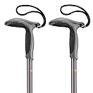 Купить Leki 65020811 Wanderfreund Makalu Поляки Серый  Gun Metal / Dark Anthracite / Copper 63-120 cm 7ft.ru в интернет магазине Семь Футов