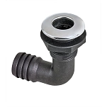 Plastimo 65625 90° Локоть сквозь корпус  Black 1 1/2´´
