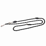 Julius k-9 20220-S-IDC Тренировочный поводок 12 mm Черный Black 220 cm