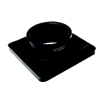 Valterra 800-T10061 Фланец для санитарного крана Черный Black 38.1 mm