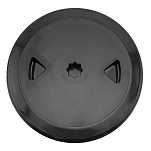 Nuova rade 190025 люк ISO Серебристый  Black 100 mm