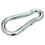 Seachoice 50-36831 Безопасный пружинный крюк Серебристый Silver 0.95 x 10.2 cm 