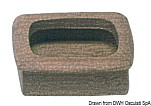Teak handle 40x40 mm 71.601.21