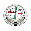Купить Часы кварцевые секторные Barigo Tempo 683CRFS 110x32мм Ø85мм из хромированной латуни 7ft.ru в интернет магазине Семь Футов