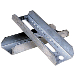 Tiedown engineering 241-81250 Bolster PR скобка Серебристый 12´´ x 1-1/16´´ 