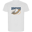 Купить Kruskis CA66900301C068 Футболка с коротким рукавом Seafood Squid ECO Белая White L 7ft.ru в интернет магазине Семь Футов