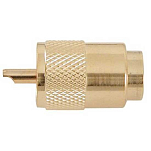 Euromarine 000451 PL259/10 Мужской кабельный разъем Gold