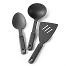 Купить Gsi outdoors 74051 Chef Набор нейлоновых инструментов 3 единицы измерения Серебристый Black 7ft.ru в интернет магазине Семь Футов
