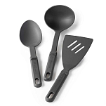 Gsi outdoors 74051 Chef Набор нейлоновых инструментов 3 единицы измерения Серебристый Black