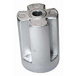 Tecnoseal 2626541 3599981 IPS Volvo Engines Цинковый анод  Grey 46 x 70 x 48.5 mm 