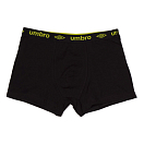 Купить Umbro 716-ASS-Black/Lime-XL Боксёр Cotton Черный  Black / Lime XL 7ft.ru в интернет магазине Семь Футов