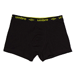 Umbro 716-ASS-Black/Lime-XL Боксёр Cotton Черный  Black / Lime XL