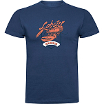 Kruskis CA65500686C067 Футболка с коротким рукавом Seafood Lobster Голубой Denim Blue 3XL