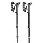 Leki 65220751-110-130 Makalu FX TA Поляки Черный  Petrol / Black / Silver Gray 110-130 cm