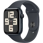 Apple MXEJ3QL/A  Watch SE GPS 44mm Sport Band Черный  Midnight Aluminium / Midnight S-M