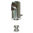 Купить Forniture nautiche italiane 2928325D Правая заглушка Silver 25 mm  7ft.ru в интернет магазине Семь Футов