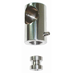 Forniture nautiche italiane 2928325D Правая заглушка Silver 25 mm 