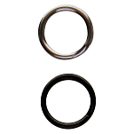 Savage gear 45171 77262 Двойные заклепки Черный Dull Black/Steel 10.000 mm 