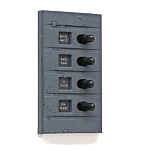 Plastimo 66991 12V 15A 4 Способ выключатель Панель Grey