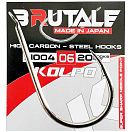 Купить Kolpo 0357001-08 Brutale N004 Колючий Одноглазый Крючок Nickel 8 7ft.ru в интернет магазине Семь Футов