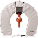 SEAGO HSLB-SET-WHITE Спасательный круг-подкова / белый / с кронштейном и фонарем SOLAS