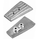 Tecnoseal 2626537 DPR Цинковая пластина для ног  Silver 130 x 78 x 9 mm 