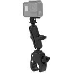 Крепление для GoPro RAM MOUNTS со струбцина 16-29 мм, двойное шаровое крепление  RAP-B-400-GOP1U