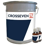Crosseven p207297 двухкомпонентный пневматический клей ПВХ 5L White 25x25x15