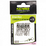 Flashmer FWEECB2A FW Coreen Attache Вертлюги Серебристый Bronze 2 